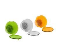 Refillable Coffee Capsules Pods, Fuobecie 3PCS Compatible with Nescafe Dolce Gusto Machine, Compatible Filter Cups