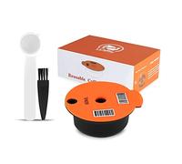 Refillable Coffee Capsules, Stainless Steel Coffee Pods Compatible with Tassimo Machines (60ML Red)