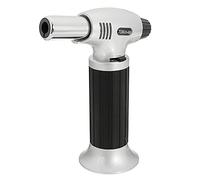 Refillable Culinary Cooking Torch High-Temperature Alloy Burner with Security Lock Ideal for Creme Brulee Toasting Barbecuing DIY Projects
