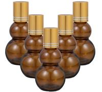 Refillable Essential Oil Roller Bottles 30ml for Optimal Protection with Steel Ball 5pcs Glass Bottles for Travel and Birthday Parties