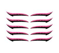 Refillable Eye Liner Stickers, Make Up Eye Lider Patches, Adhesive Strips, Long-Term Durable, Pack of 10, Dating, Dance, Travel, Stage