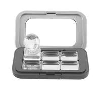 Refillable Eyeshadow and Blush Palette 6 Slot Magnetic Plastic Empty Set