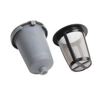 Refillable Filter Cup for Coffee Makers - Compatible Having -2 Ss- or or 10 or 12 or 15/20p1/300/700 Series Food-Safe Plastic 6 X 6 X 8 Cm Gray - Home for Barista Accessory