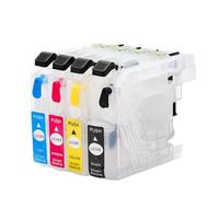 Refillable Ink Cartridge Compatible With LC103 LC101 Compatible With MFC-J4310DW J4410DW J4510DW J4610DW J4710DW DCP-J152W Printers