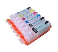 Refillable Ink Cartridge Compatible With TS6020 TS5020 TS9020 TS8020 MG5720 MG5721 MG5722 MG6820 MG6821 MG6822 MG7720 Printers(Empty-6pcs)