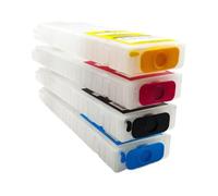Refillable Ink Cartridge Compatible with WorkForce Pro WF-C5290, WF-C5790, WF-C5210, WF-C5710, S884, M884, T902, T944, T945, T946, T948, T949, T950, IP01 Printers - Empty, No Chip (BK, C, M, Y)