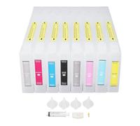 Refillable Ink Cartridge Kit Empty Refill Ink Cartridges Transparent Design Easy to Use for Stylus Pro 7800 9800 Printers 8 Pack