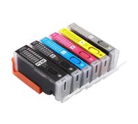 Refillable Ink Cartridge Set Compatible With MG6310 MG7110 MG7510 IP8710 Ix6810 Compatible With 5Color 6Color PGI-150 CLI-151(6COLOR 1SET)