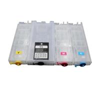 Refillable Ink Cartridge Set for WorkForce WF-C5290 WF-C5790 WF-C5210 WF-C5710 WF-C5390 WF-C5810 - Includes T944 T945 T946 T11 Compatible Empty Cartridges Without Chip - 600mL/350mL Capacity