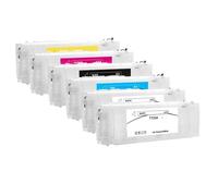 Refillable Ink Cartridge T7251 T7254 T725A With One Time Use Chip Compatible With SureColor F2000 F2100 F2130 F2140 F2150 F2160 Printer(T7252-CYAN)