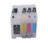 Refillable Ink Cartridge With Disposable Chip Compatible With Brother DCP-J1200W J1200WE J1200 J1200W J1200WE Europe Epmpty LC424
