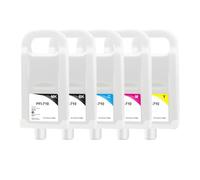 Refillable Ink Cartridge With Permanent Chip Compatible With TX-2000 TX-3000 TX-4000 Printers 700ML 5Colors Set Model PFI-710 PFI710 PFI 710