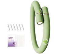 Refillable Insect Repellent Bracelet,Mosquito Repellent Bracelet (DEET-Free),Contains 6 Essential Oil Refills (2 per Pack)+Sleep Patches,Lemongrass, Lemon, Citrus extracts:Child & Adult - Safe (Green)