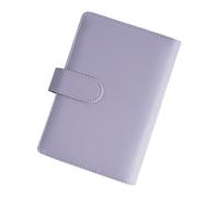 Refillable Leather 6 Rings Binder Budget Planner Business Notebook Covers Travel Journal Covers Student Notebook