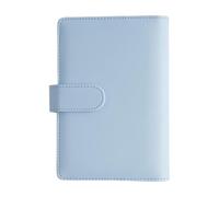 Refillable Leather 6 Rings Binder Budget Planner Business Notebook Covers Travel Journal Covers Student Notebook