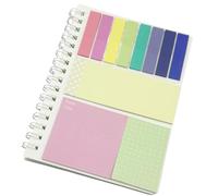 Refillable Paper Notebook and Self Adhesive Notebook Set for Student Office Workers, Daily Planning, Task Management, Work Inspirational Adhesive