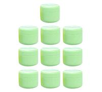 Refillable Plastic Empty Face Cream Cosmetic Container with Lid Green-50g