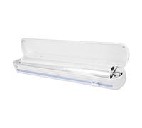 Refillable Plastic Wrap Dispenser Box with Slide Cutter, Suitable for Cling Film, Baking Paper and Tin Foil