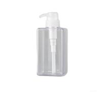 Refillable Soap Dispenser 150ml for petg Pump Bottle for Liquid Soap Shampoo Shower Kitchen Bathroom Countertop Use Brown(white)