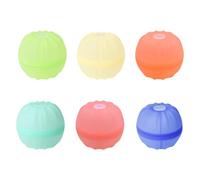 Refillable Splash Play Balls Group Use, Soft Silicone Water Toy Set, 6