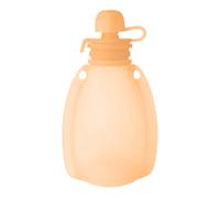 Refillable Squeeze Bags - 5 Reusable Squeeze Snack Bags, Travel Bags | Silicone Squeeze Bags for , 15.5 x 8