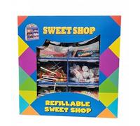 Refillable Sweet Treats Assortment Shop - Soft & Chewy Squashies,Fruity,Tangy Hearts, Iconic Drumsticks, and Fun Lollipops 1.1kg.Treats for Kids, Christmas Gifts, Birthday Gift, Occassional Gifts