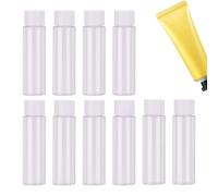 Refillable Travel Bottles For Toiletries 10 Bottles Kit Reusable Portable Empty Dispensers Leak Proof 30ml For Tonic Shower Gel Lotion Conditioner Cleanser