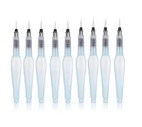 Refillable Watercolour Brush Pens Set 12 Pcs Water Paint Brush with Refillable Reservoir Water Brushes with 3 Tip Sizes for Painting for Watercolour Painting, Sketching