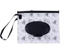 Refillable Wipe Dispenser with Snap Strap, Portable Wet Wipe Pouch, Travel Reusable Wipes Container Wipe Carrying Case Holder, normal