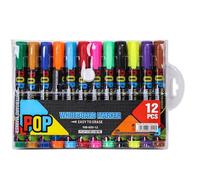 Refillable Writingboard Indicators Eight Twelve Color Set Large Capacity Erasable Toner for Office School Teaching Environmental Bioplastic Markers