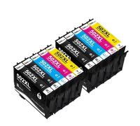 Refilled Ink Cartridge 502XL With Chip Compatible Compatible With XP-5100 XP-5105 WF-2865 WF-2860 WF2880 2885 Printers(T502 10PK)