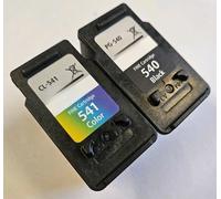 Refilled Ink For Canon 540XL Black And 541XL Colour Pixma MG3600 PG 540 CL 541