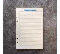 Refiller for 21cm Plastic A5 6-Holes Cover Round Ring View Binder File Folder (A5 Paper Refill-to Do, 1 Package)