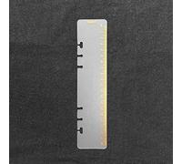 Refiller for 21cm Plastic A5 6-Holes Cover Round Ring View Binder File Folder (A5 Today Ruler 02 Gold, 1 Package)