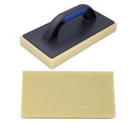 REFINA 30mm Square Cut Hydro Sponge Float High Absorption & Release & Low Water Retention - 11” x 5.5” (280x140mm) Cellular Sponge for Cleaning Grout Joints - Easy-to-Clean w/Soft Grip Handle