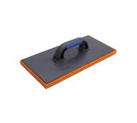 REFINA Coarse Grain Rubber Sponge Float for Plastering, Rendering & Cement - 16 x 11" (400 x 280mm) Lightweight & Durable Sponge Float w/ & Ergonomic Handle - Removes Air Bubbles & Trowel Marks