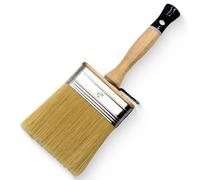 REFINA EVO Plastering Brush - 4" (100mm) Professional Water Brush for Rendering, Plastering, Brushing with Adjustable Bucket Clip, Stainless Steel Ferrule & Ergonomic Hardwood Handle