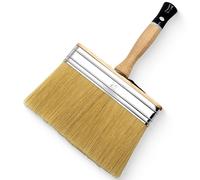REFINA EVO Plastering Brush - 7" (180mm) Professional Water Brush for Rendering, Plastering, Brushing with Adjustable Bucket Clip, Stainless Steel Ferrule & Ergonomic Hardwood Handle