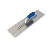 REFINA FINATEX-1 Laying On Plastering Trowel - 18 x 4.75" (460 x 120mm) Plasterers w/ 0.65mm Durable Stainless Steel Blade & Ergonomic Handle - Applying, Smoothing & Finishing Trowel