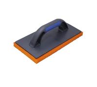 REFINA Fine Grain Rubber Sponge Float for Plastering, Rendering & Cement - 11 x 5.5" (280 x 140mm) Lightweight & Durable Sponge Float w/Ergonomic Handle - Removes Air Bubbles & Trowel Marks