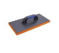 REFINA Fine Grain Rubber Sponge Float for Plastering, Rendering & Cement - 16 x 11" (400 x 280mm) Lightweight & Durable Sponge Float w/Ergonomic Handle - Removes Air Bubbles & Trowel Marks