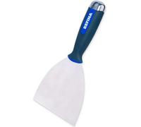 REFINA Flexible Filling Knife for Jointing Compounds & Venetian Plasters - 120 x 100mm Putty Knife w/ 1.15-0.3mm Gauge Stainless Steel Blade & Ergonomic Handle - Applying, Smoothing & Scraper Tool