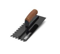 Refina Huds 11" 280mm Notchtile Adhesive Spreading Tiling Trowel Graphite 10mm Notch Right Handed Cork Handle 2022810Rc