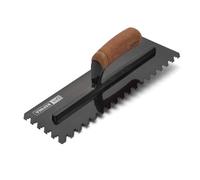 Refina Huds 14" 360mm Notchtile Adhesive Spreading Tiling Trowel Graphite 10mm Notch Left Handed Cork Handle 2023610Lc
