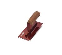 Refina Huds 8" 190mm Notchtile Adhesive Spreading Tiling Trowel Copper 6mm Notch Left Handed Cork Handle 2021906Lc