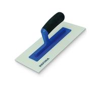 REFINA Medium Texture Float for Finishing Walls, Ceilings, Floors - 11x5½ (280x140mm) Cream ABS Plastic Concrete Float w/ 3mm Gauge - Durable Render w/Bevelled Edges & Soft Grip Handle