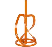 REFINA MR3 160mm Mixing Paddle for Plaster, Render, Mortar & Adhesive Mixing - 600mm M14 Threaded Shaft Drill Mixer Attachment - German-Made Left-Hand Spiral Paddle Mixer for 30-100L Materials