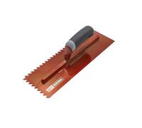 Refina Notchtile Copper Adhesive Spreading Notched Tiling Trowel Right Handed 14" (355mm) With 6mm Notches - 2023606R
