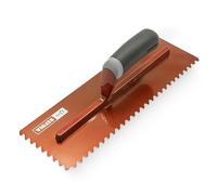Refina NotchTile Copper Adhesive Spreading Notched Tiling Trowel Right Handed 14" (355mm) with 6mm Notches - 2023606R