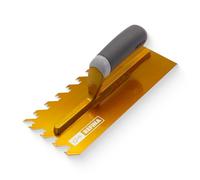 Refina NotchTile Gold Adhesive Spreading Notched Tiling Trowel Right Handed 11" (280mm) with 12mm Notches - 2022812R